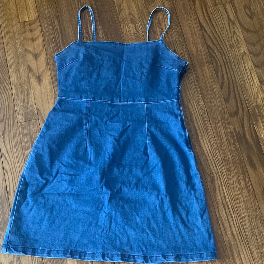 Stylish Blue Denim Dress Forever 21